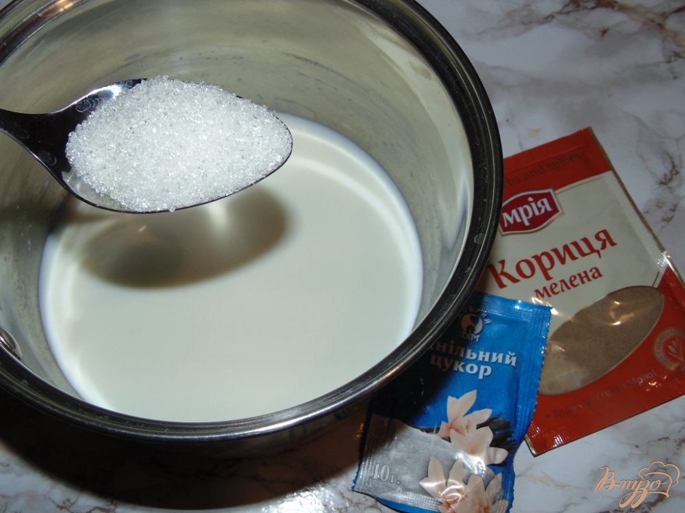 Какао с корицей и ванильным сахаром Какао с корицей и ванильным сахаром