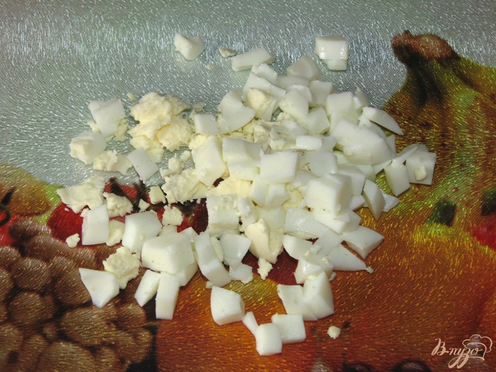 Рисовый салат с куриной ветчиной Рисовый салат с куриной ветчиной