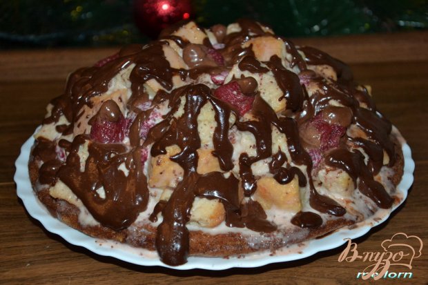 Торт Панчо с шоколадом и клубникой Торт Панчо с шоколадом и клубникой