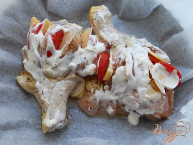 Куриные ножки фаршированные сыром и помидорами Куриные ножки фаршированные сыром и помидорами