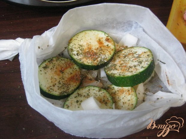Куриная грудка с цукини и пореем на пару Куриная грудка с цукини и пореем на пару