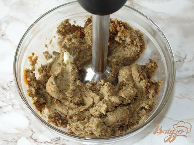 Паштет из коричневой чечевицы с грецкими орехами Паштет из коричневой чечевицы с грецкими орехами