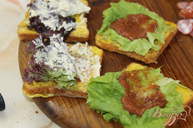Тост "Мясное ассорти" Тост "Мясное ассорти"
