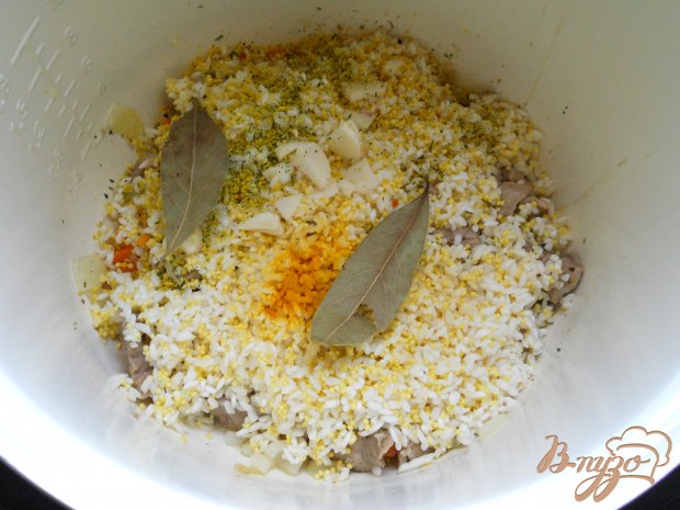 Рисово-пшенная каша с мясом в мультиварке Рисово-пшенная каша с мясом в мультиварке