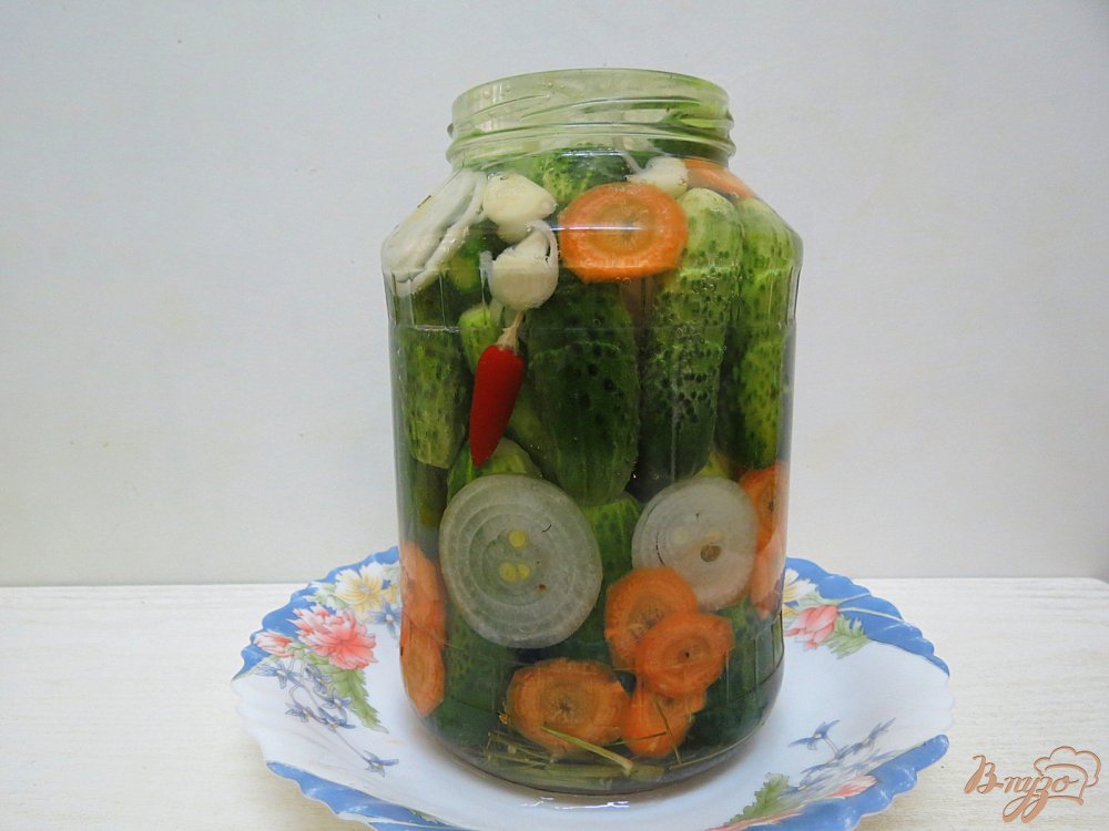 Огурцы маринованные с лимонной кислотой Огурцы маринованные с лимонной кислотой