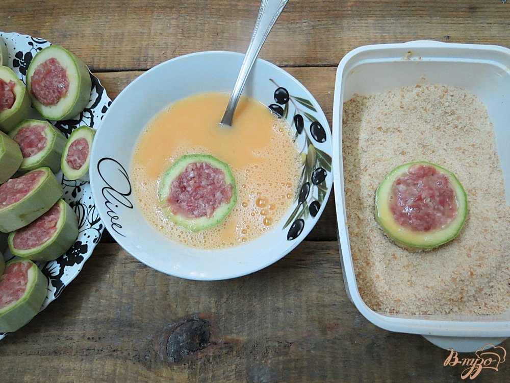 Кабачки фаршированные мясом Кабачки фаршированные мясом