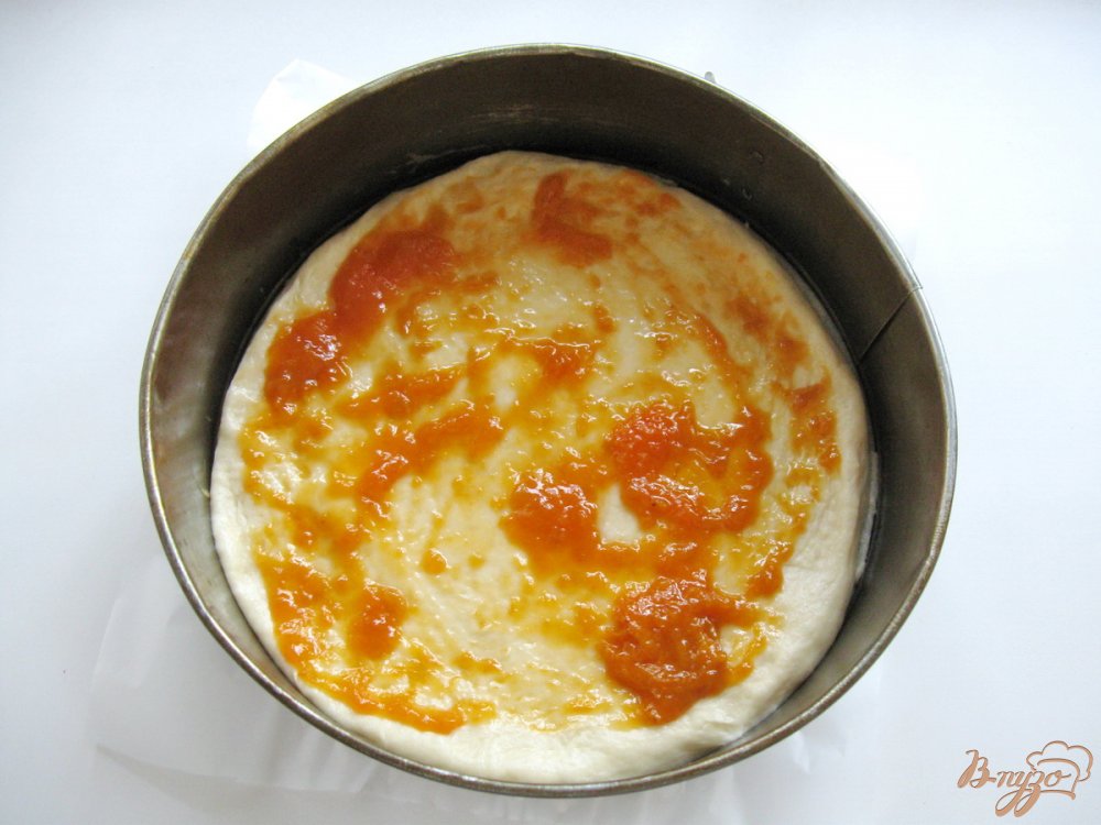 Пирог с абрикосовым джемом и яблоками Пирог с абрикосовым джемом и яблоками