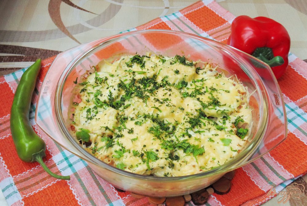 Запеканка из картофеля с кабачками Запеканка из картофеля с кабачками