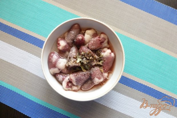 Шашлычок из куриных сердечек со сладким перцем Шашлычок из куриных сердечек со сладким перцем