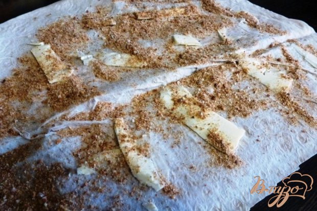 Штрудель с яблоками из лаваша Штрудель с яблоками из лаваша