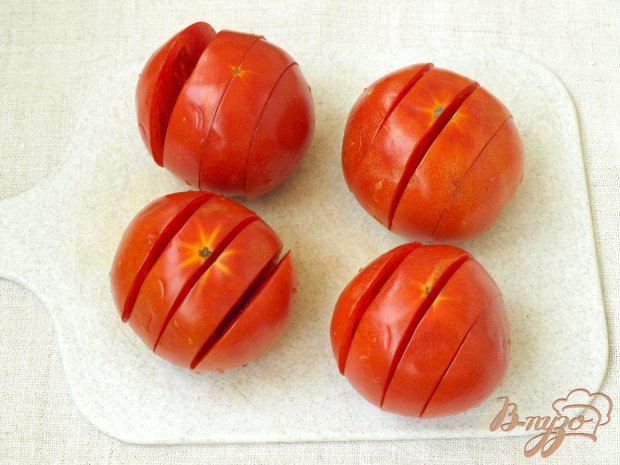 Помидоры запечённые с мясным фаршем Помидоры запечённые с мясным фаршем