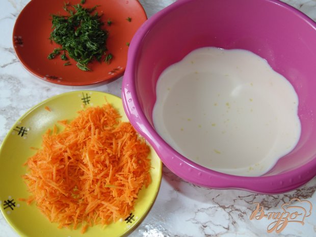 Морковные блины с укропом Морковные блины с укропом