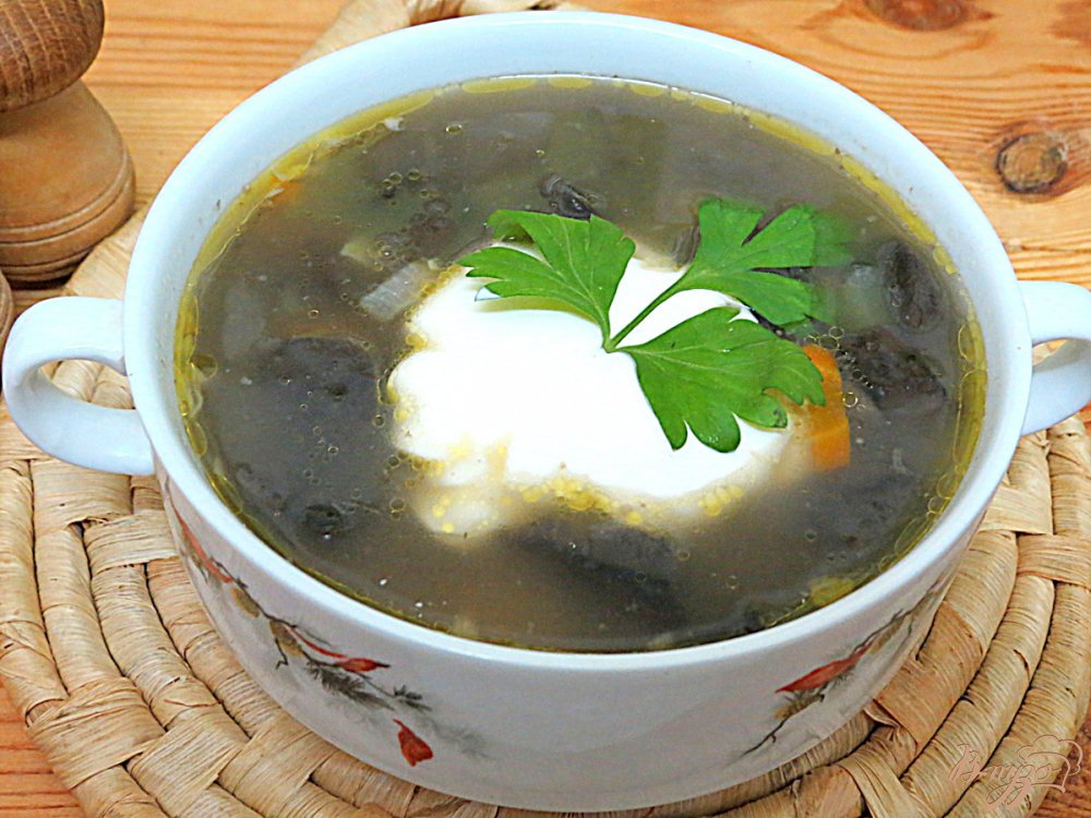 Похлёбка с лесными грибами Похлёбка с лесными грибами