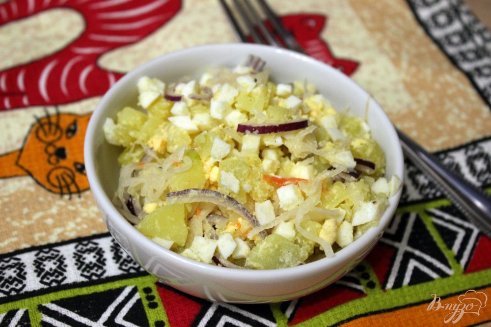 Картофельный салат по-сельски Картофельный салат по-сельски