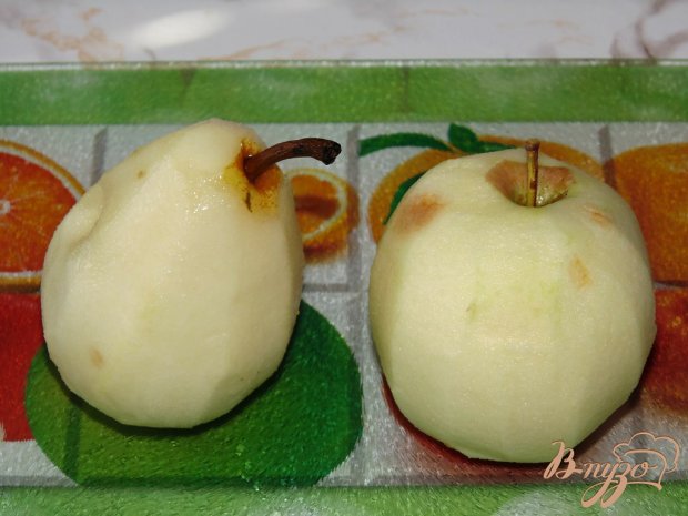 Пирог с яблоком и грушей Пирог с яблоком и грушей