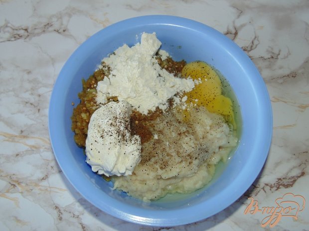 Куриные оладьи с баклажаном Куриные оладьи с баклажаном