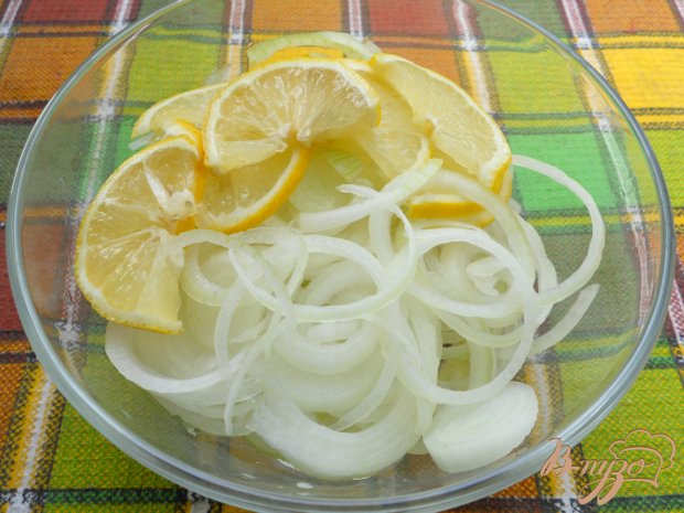 Закуска из сельди с медом и луком Закуска из сельди с медом и луком