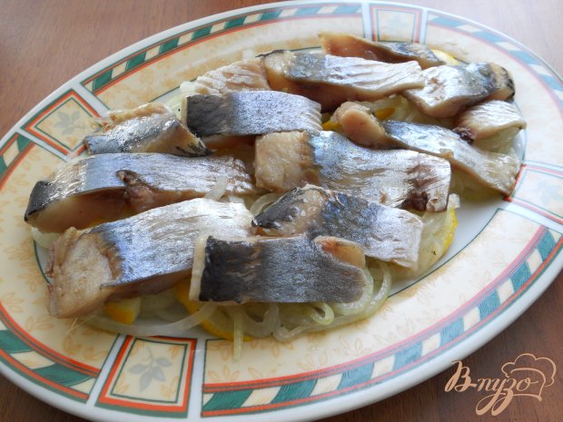 Закуска из сельди с медом и луком Закуска из сельди с медом и луком
