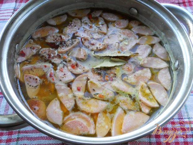 Суп картофельный с яйцом и сосисками Суп картофельный с яйцом и сосисками