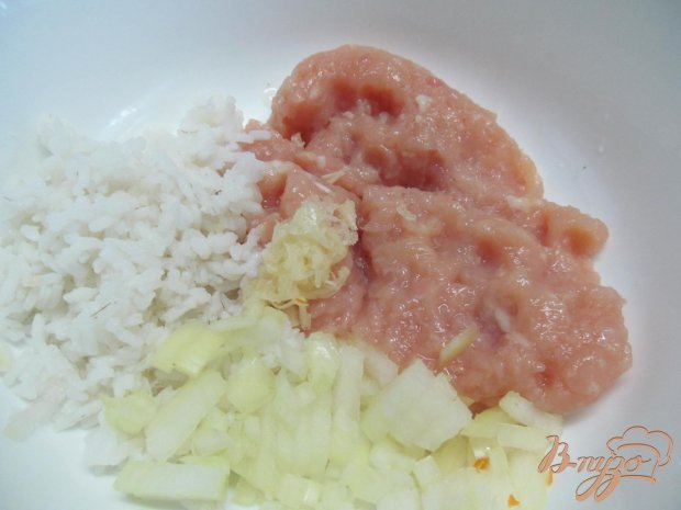 Куриные котлеты с рисом Куриные котлеты с рисом