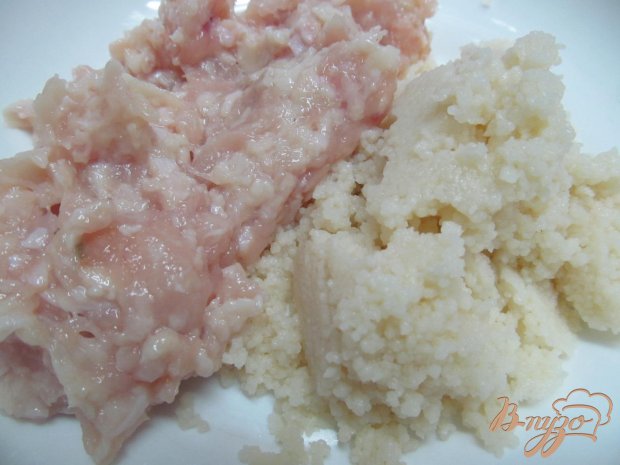Перец фаршированный фаршем индейки с кус-кусом Перец фаршированный фаршем индейки с кус-кусом