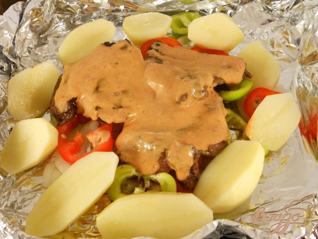 Острая говядина с овощами Острая говядина с овощами
