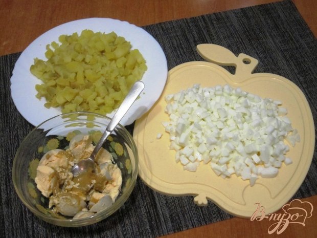 Окрошка с курицей на тане Окрошка с курицей на тане