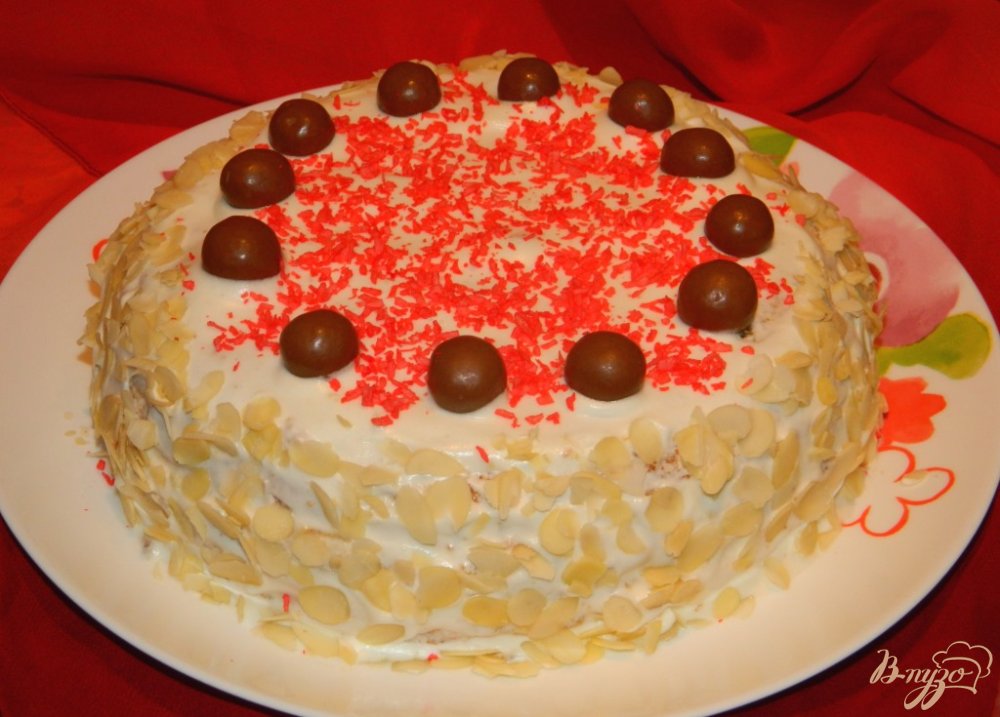Миндально-манный торт (без масла и муки) Миндально-манный торт (без масла и муки)