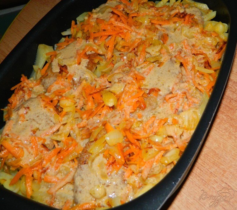 Сытная картофельная запеканка Сытная картофельная запеканка