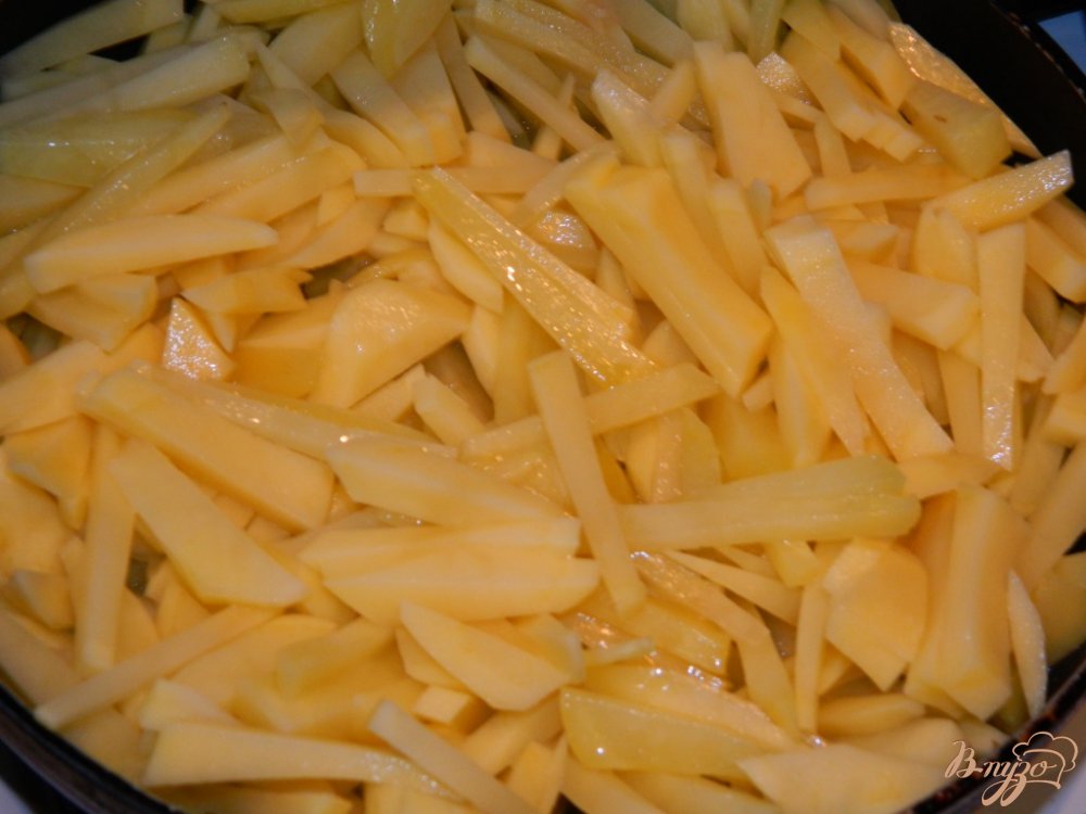 Сытная картофельная запеканка Сытная картофельная запеканка