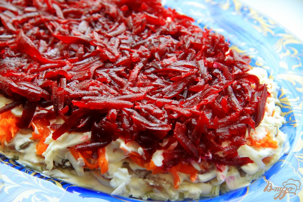 Селедка под шубой "нежная" Селедка под шубой "нежная"