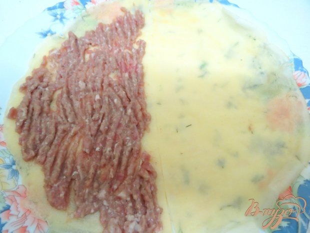 Блины с фаршем и грибами Блины с фаршем и грибами