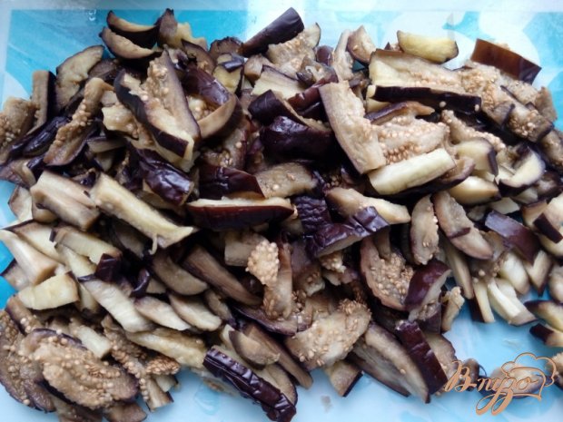 Салат на зиму из баклажанов с овощами по-корейски Салат на зиму из баклажанов с овощами по-корейски