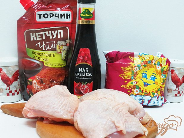 Бёдрышки маринованные под соусом наршараб Бёдрышки маринованные под соусом наршараб