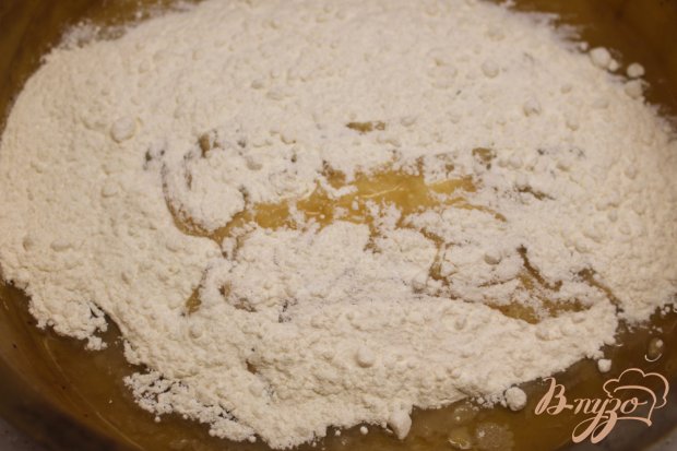 Творожный пирог с финиками и яблоком Творожный пирог с финиками и яблоком