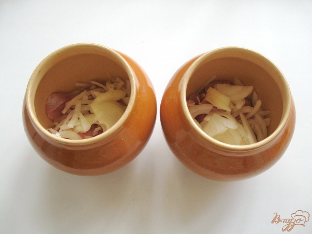 Капуста с курицей в горшочке Капуста с курицей в горшочке