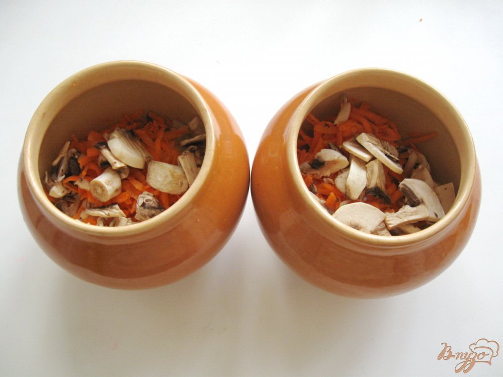 Капуста с курицей в горшочке Капуста с курицей в горшочке