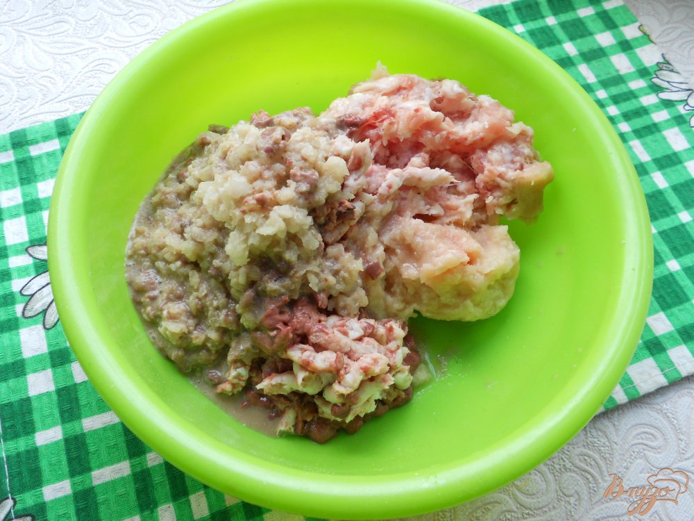 Котлеты из свиной печени и курицы Котлеты из свиной печени и курицы