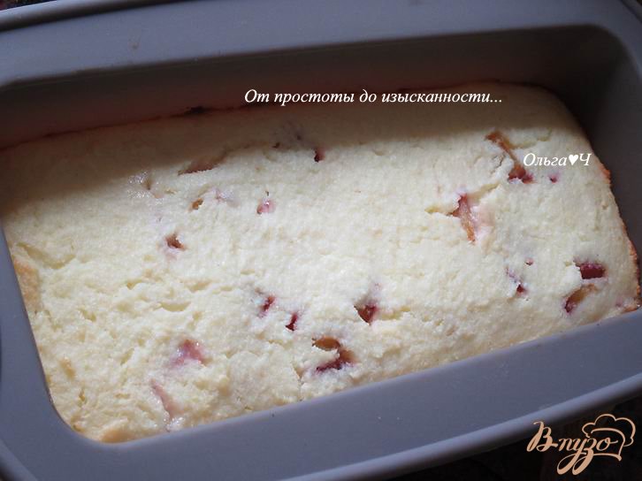 Творожная запеканка со сливами Творожная запеканка со сливами