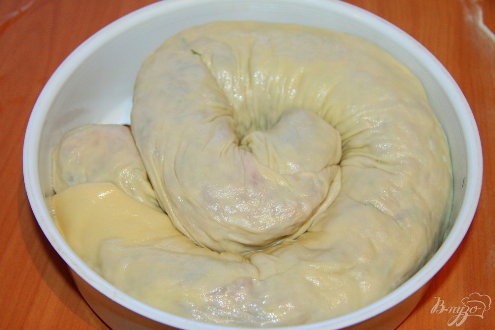Фото приготовление рецепта: Ханум с мясным фаршем и картофелем шаг №12