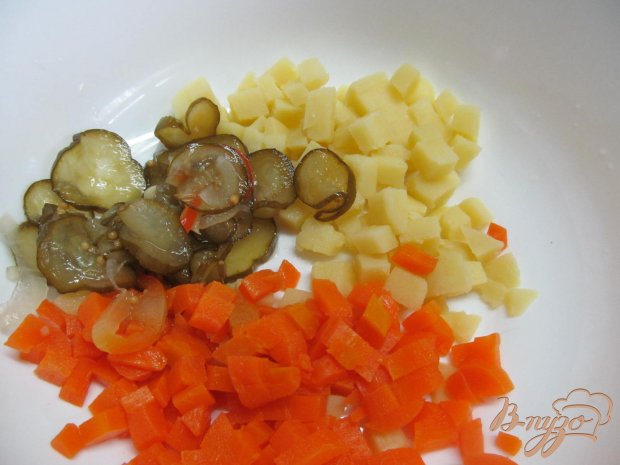 Винегрет с редькой и оливками Винегрет с редькой и оливками