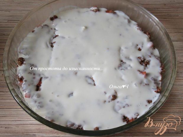 Мясная лазанья с рисовой бумагой Мясная лазанья с рисовой бумагой
