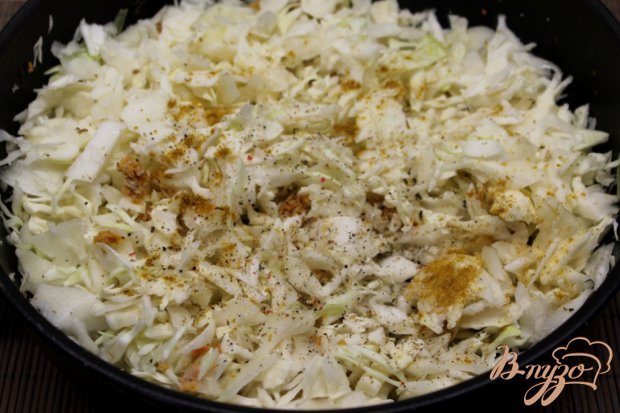 Пирог с капустой и фаршем Пирог с капустой и фаршем