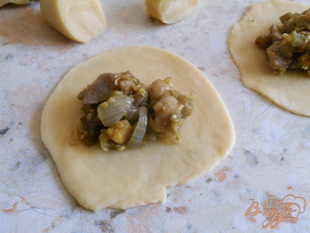 Вареники с курицей и баклажанами Вареники с курицей и баклажанами