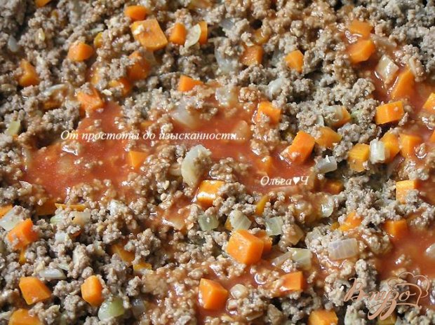 Цветная капуста с мясным соусом Цветная капуста с мясным соусом