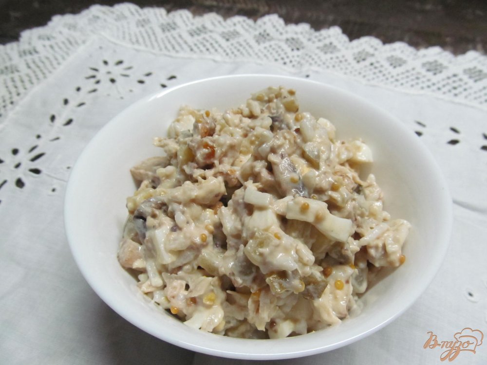 рецепт салата мясо с орехами