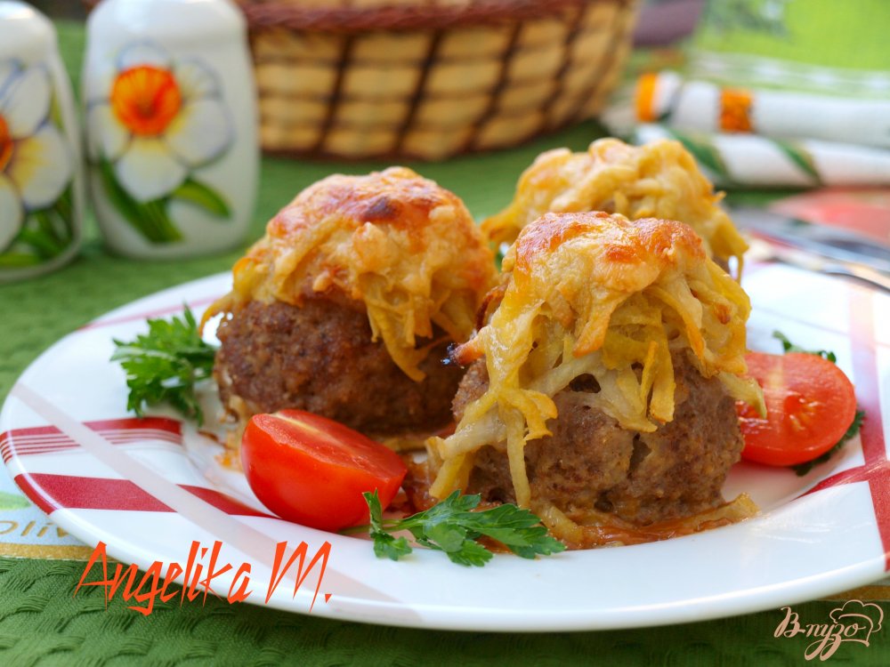 Фото приготовление рецепта: Стожки из мясного фарша с картофелем шаг №6