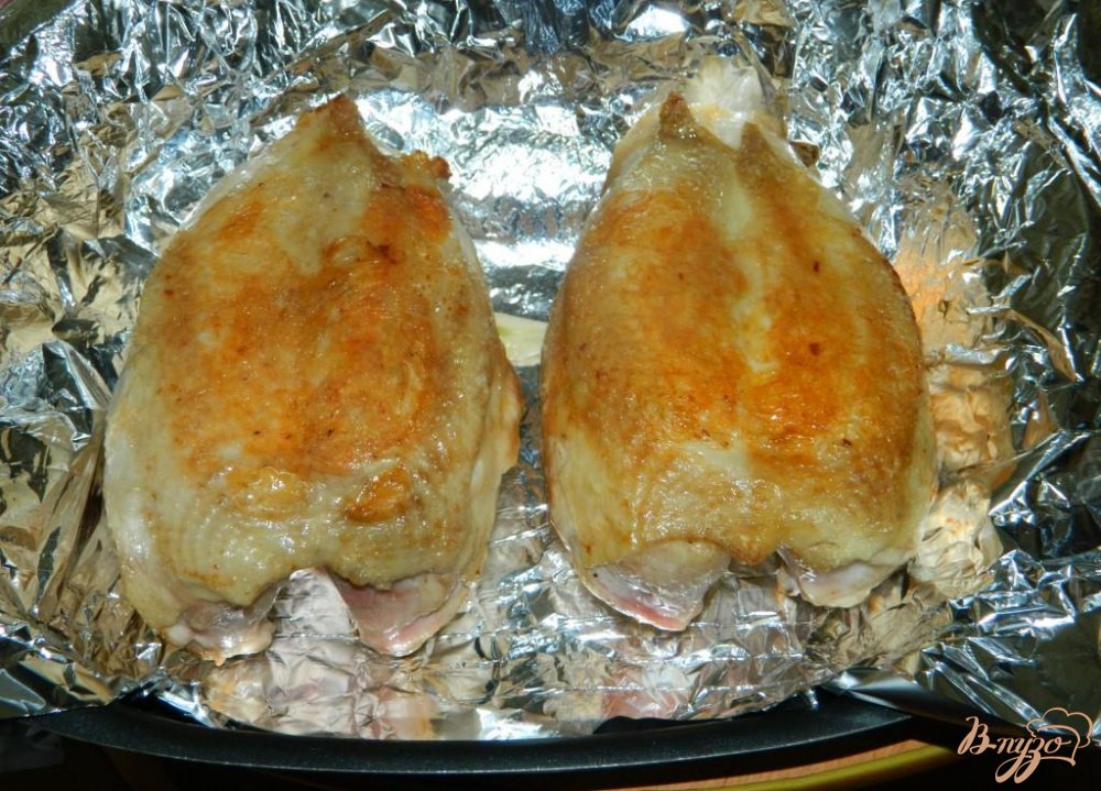 Куриные грудки, запечёные с овощами Куриные грудки, запечёные с овощами