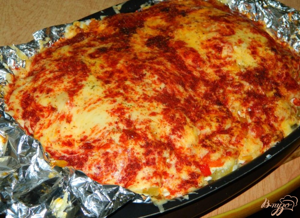 Куриные грудки, запечёные с овощами Куриные грудки, запечёные с овощами