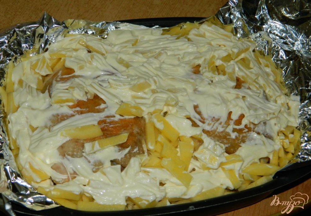 Куриные грудки, запечёные с овощами Куриные грудки, запечёные с овощами